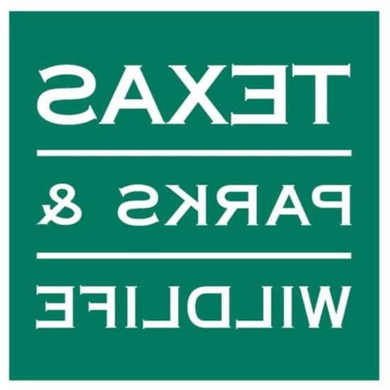 德克萨斯州立公园 & 野生动物的标志.